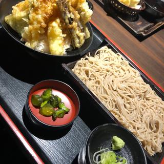 天丼蕎麦セット(山の猿 函館昭和店 )