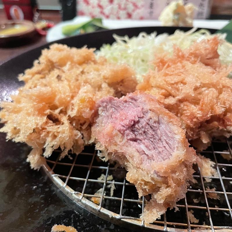南の島豚ヒレかつ定食(神楽坂とんかつ あげづき)