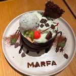 チョコミントパンケーキ(MARFA CAFÉ)