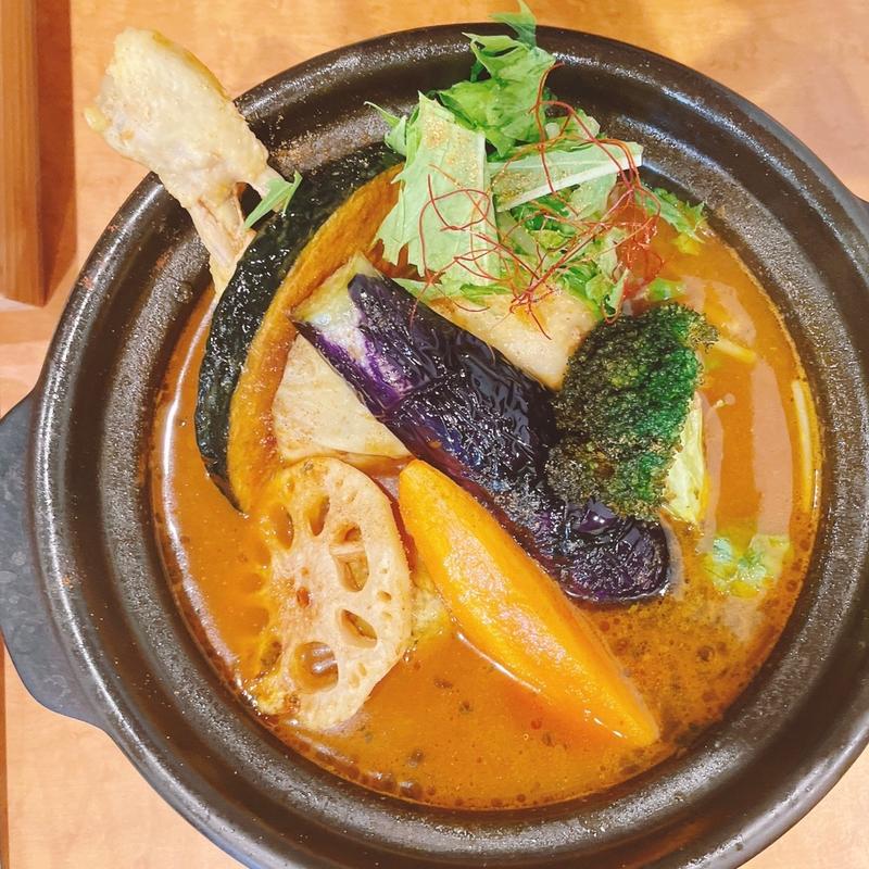 12品目野菜カレー(スープカリーMERA)