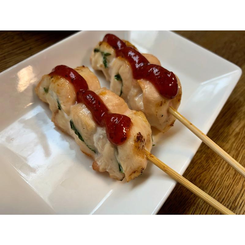 ささみ梅しそ焼き　一皿二本(焼き鳥のんちゃん 本館)