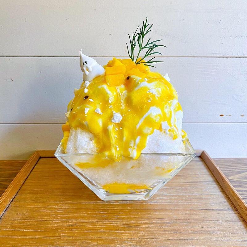 マンゴーパッションフルーツ氷(新宿かき氷専門店 ＊氷おばけ＊)