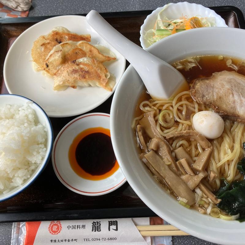 ラーメン+餃子セット(龍門 （リュウモン）)