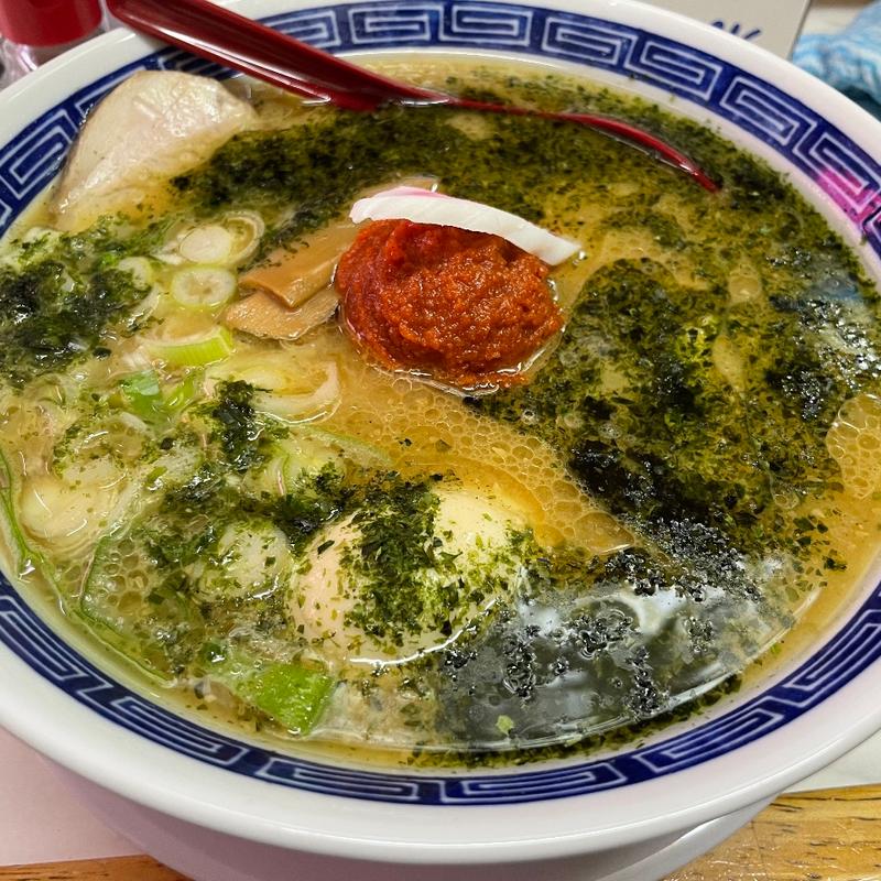 味玉辛味噌らーめん(山形辛味噌らーめんだるま)