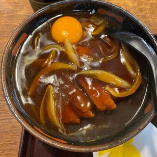 カツカレー丼(信濃庵)