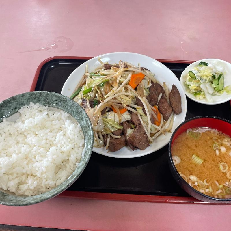 レバ野菜定食(中華料理きよし )