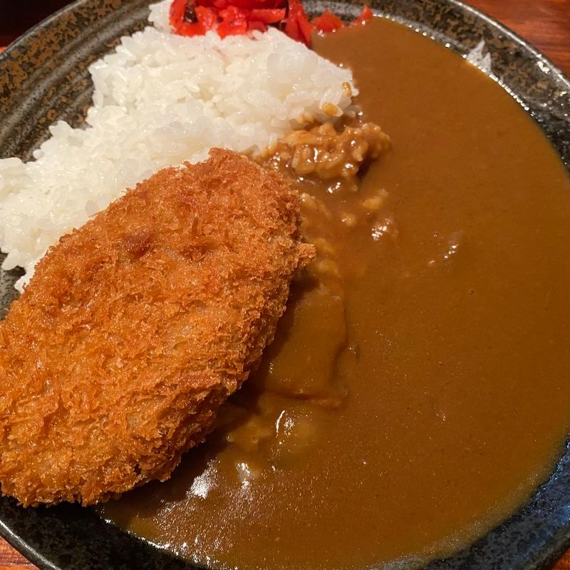 メンチカツカレー(はれたりくもったり )