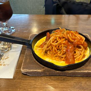 鉄板イタリアンスパゲッティ(喫茶ニューポピー)
