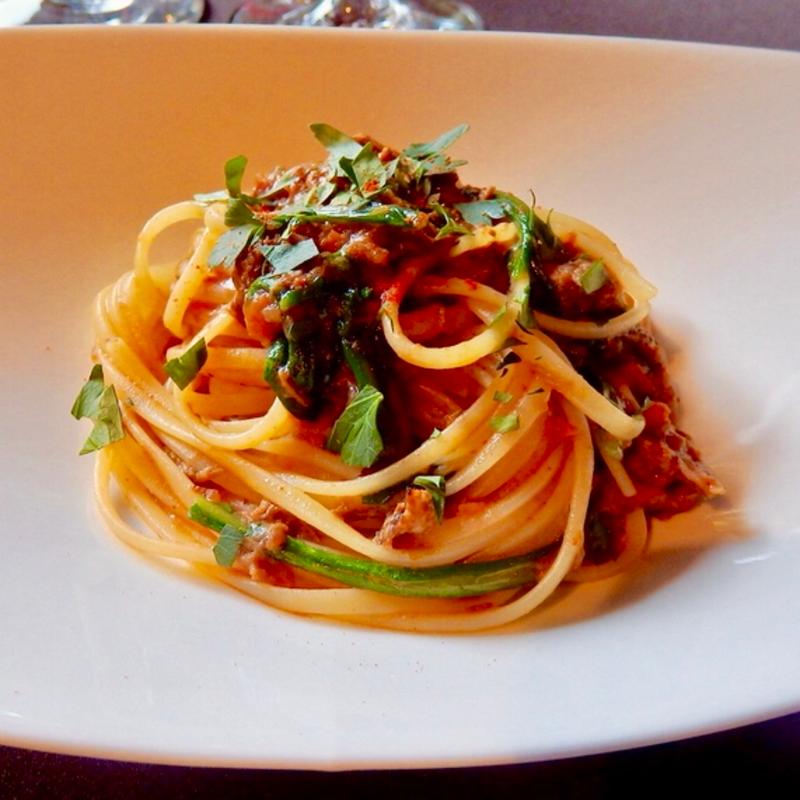 鴨と香味野菜の煮込み リングイネ(舞子ホテル （MAIKOHOTEL　since1919）)