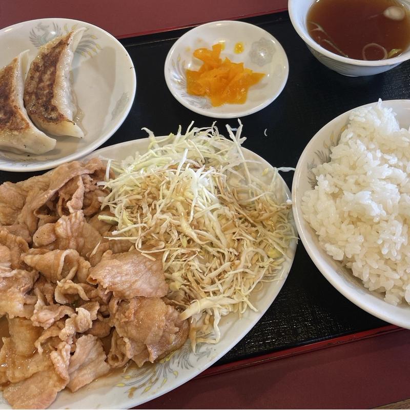 生姜焼き定食(珍来総本店 八潮ドライブイン店)