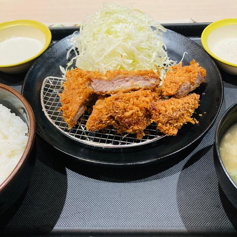ラムかつ定食(松のや ル・シーニュ府中店)