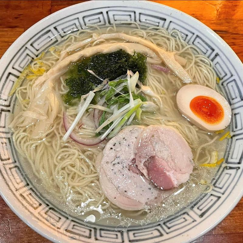 鶏そば 塩 特大(毘沙門天)