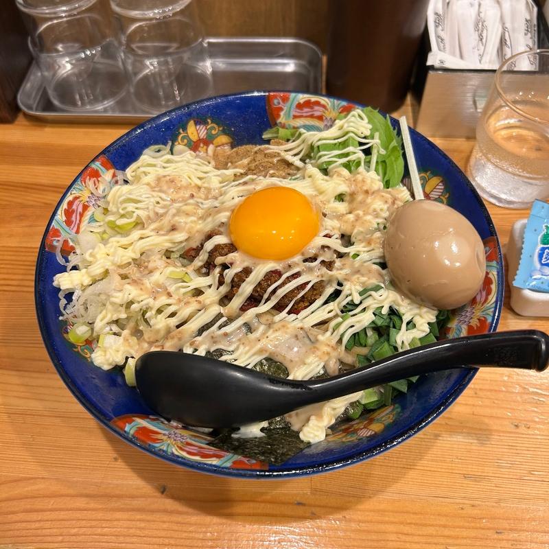 季節限定冷やし台湾まぜそば(自家製麺 竜葵)