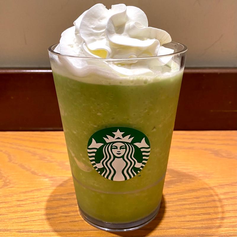 抹茶クリームフラペチーノ(スターバックスコーヒー 新栄葵町店)