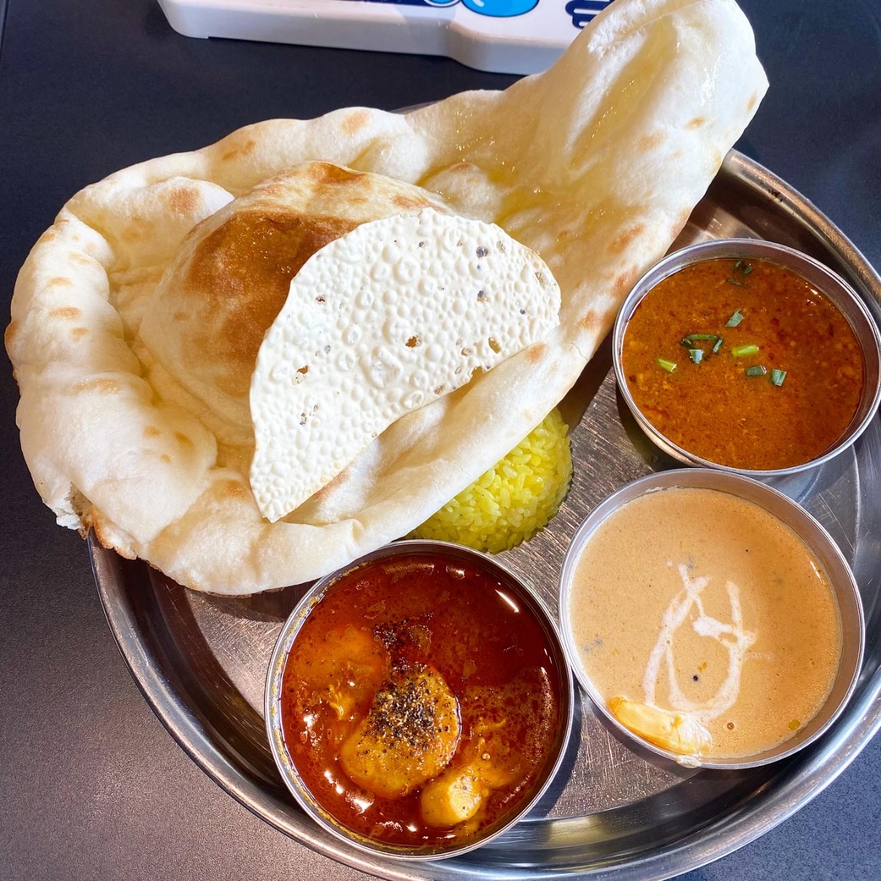 ダブルカレー&ナンセット(インド料理ムンバイ アクアシティお台場店)の