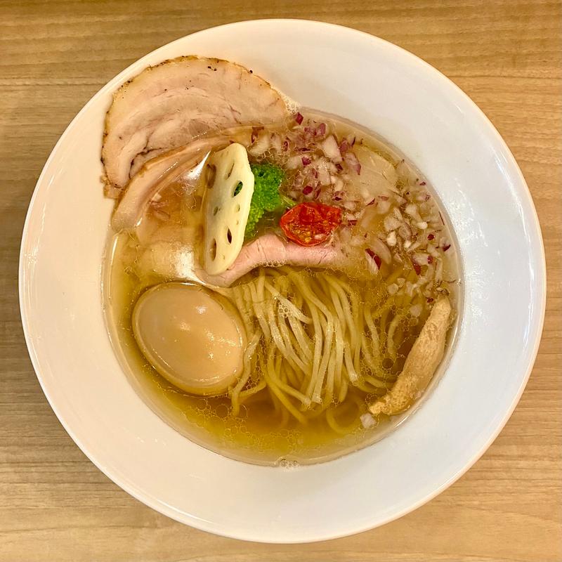 味玉中華そば 塩(中華そば 麦の星 新栄店)