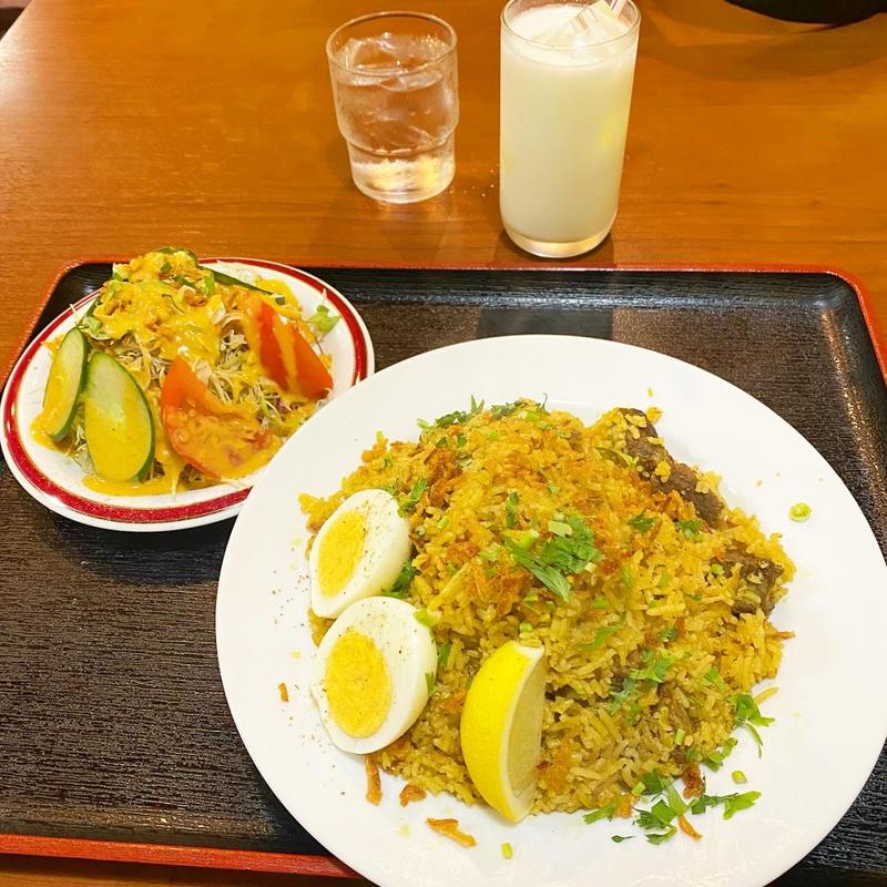 ビーフビリヤニセット(インド・バングラデシュ料理 スターカレーハウス)