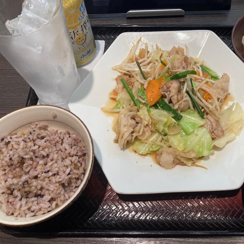 肉野菜　塩こうじ炒め定食(大戸屋ごはん処 須磨パティオ店)