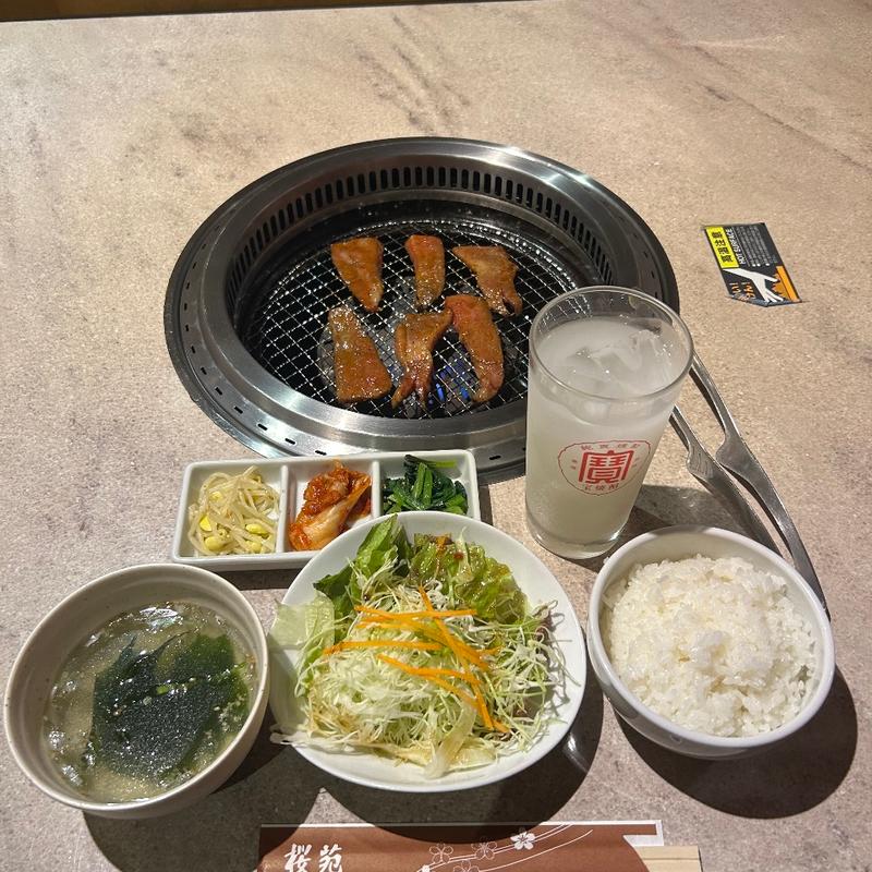 上カルビランチ(焼肉桜苑)