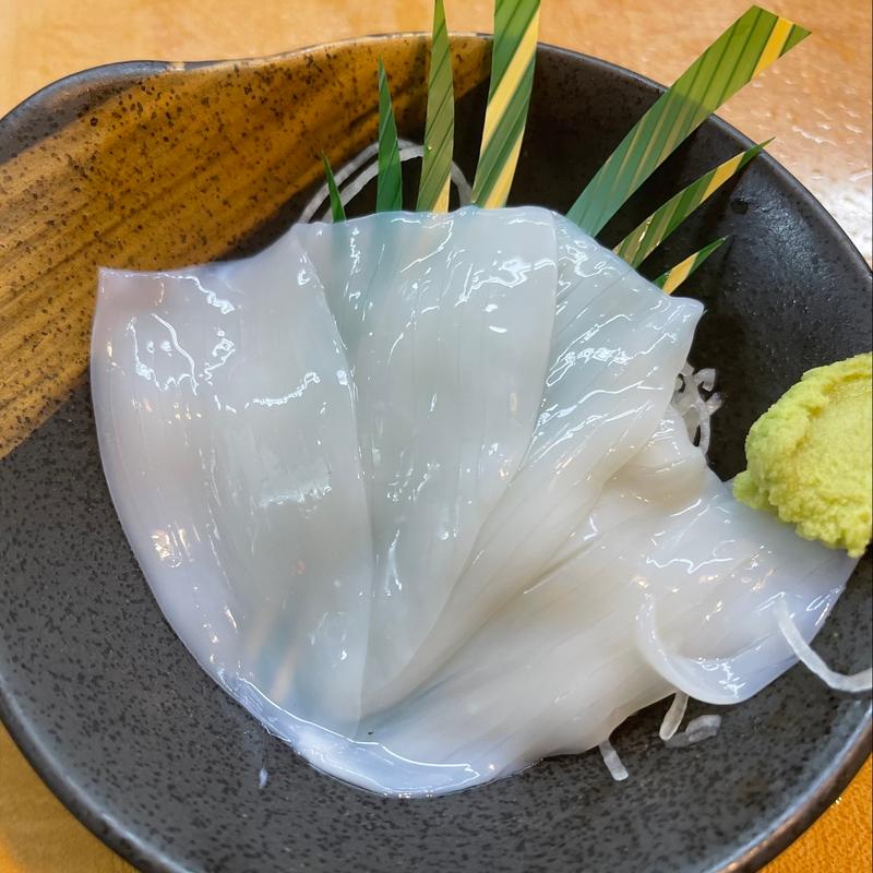 やりいか刺身(酒蔵 石松)