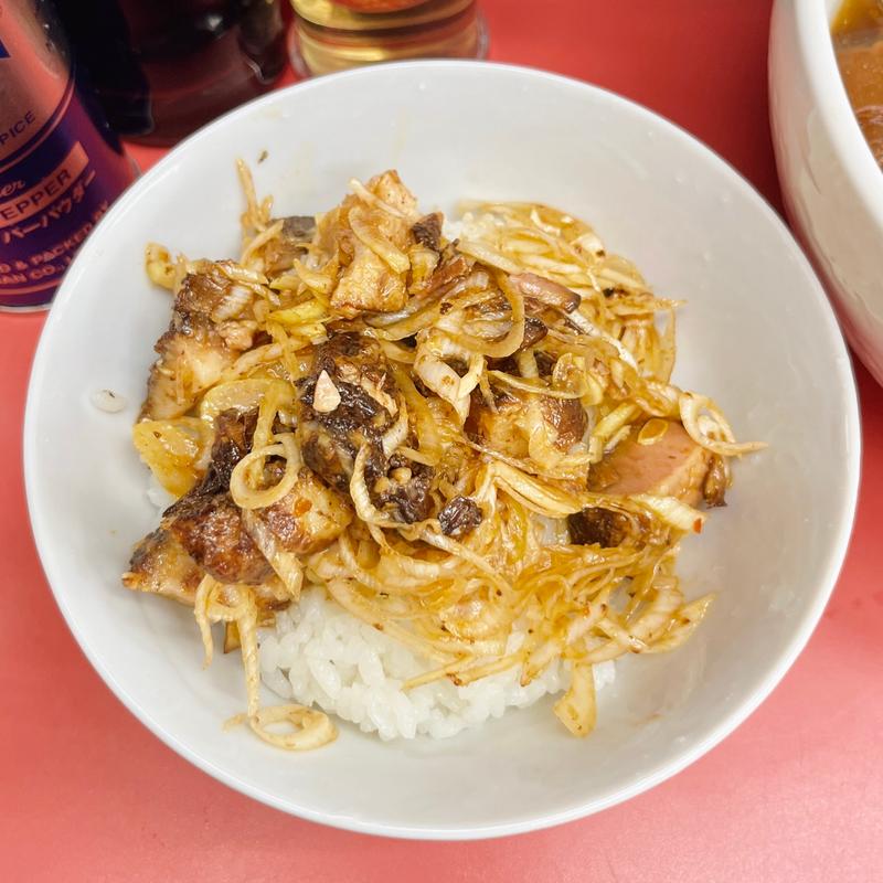 ネギ肉ごはん(麺 えどや)