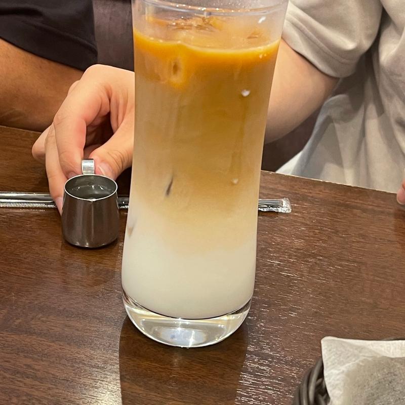 アイスカフェオレ(さかい珈琲 小野店)