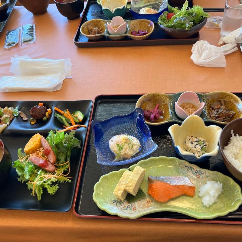 朝食(ながぬま温泉)