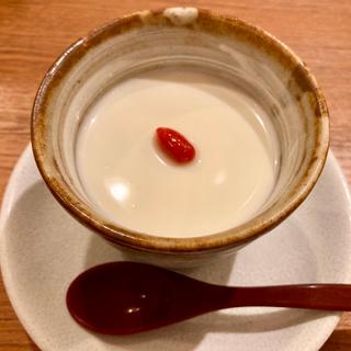 手造り杏仁豆腐(らぁ麺 あおば)