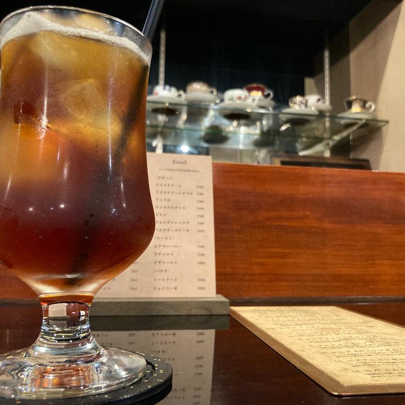 ブラックティーソーダ(喫茶リエート)