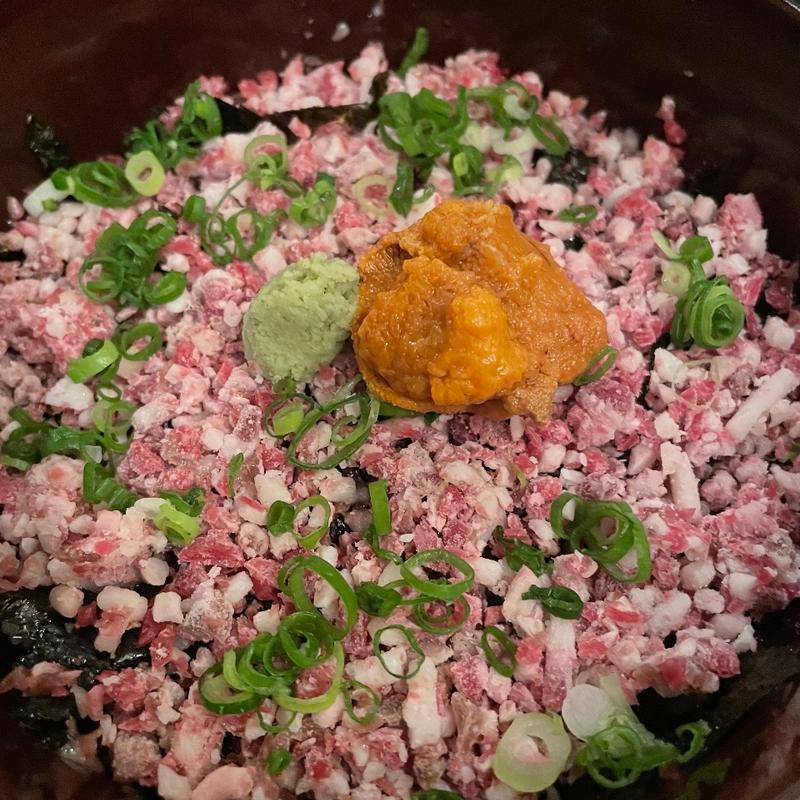 ウニとろ丼(焼肉 いのうえ 花小金井本店)