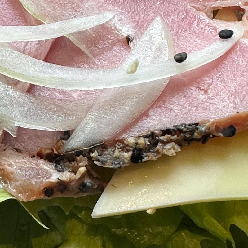 パストラミポークとゴーダパン(ハースブラウン 南万騎が原)