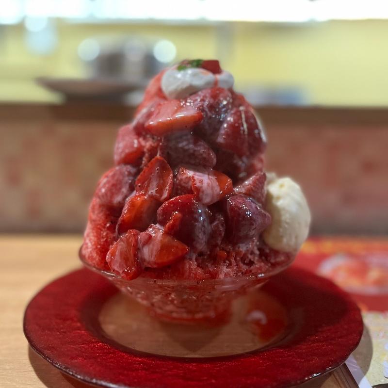 かき氷イチゴ(KOKURA堂)