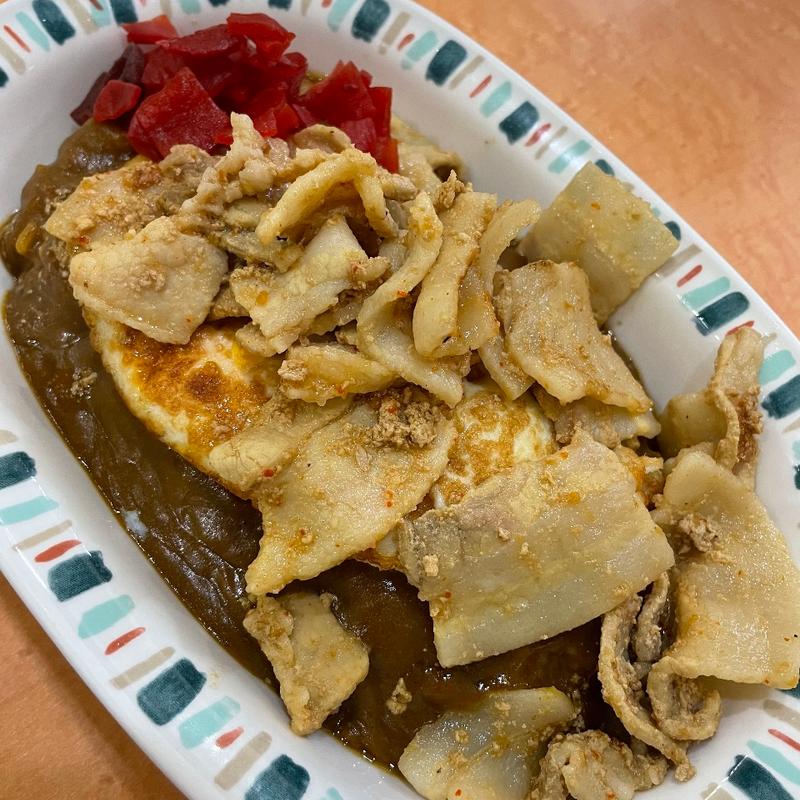 スタミナカレー焼き(スタミナカレーの店バーグ 杉田本店)