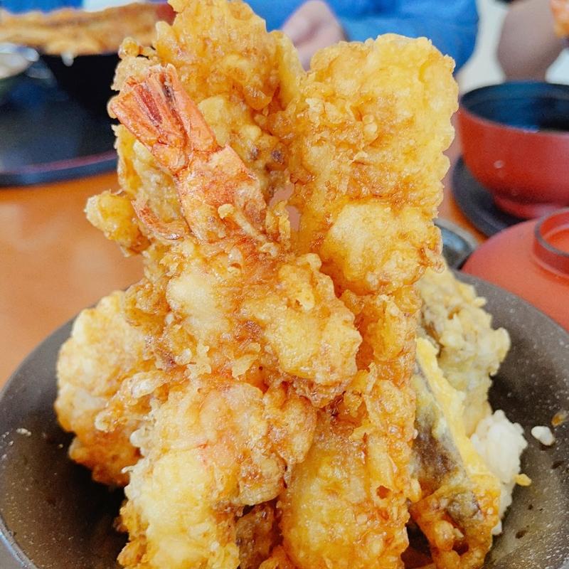 上いか天丼(お食事処　はくさい )