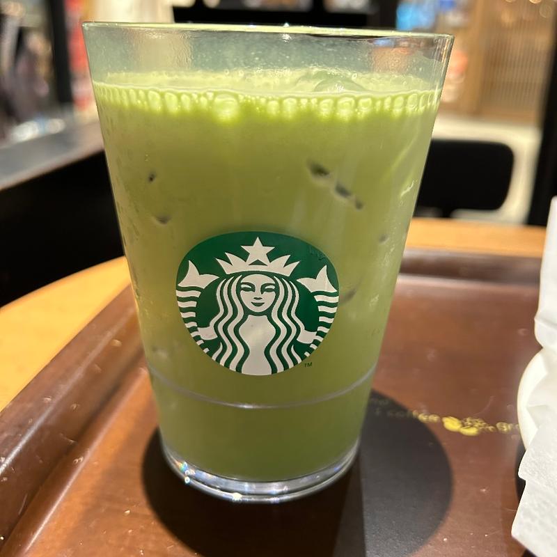 抹茶ティーラテ(スターバックスコーヒー 東京ガーデンテラス紀尾井町店)