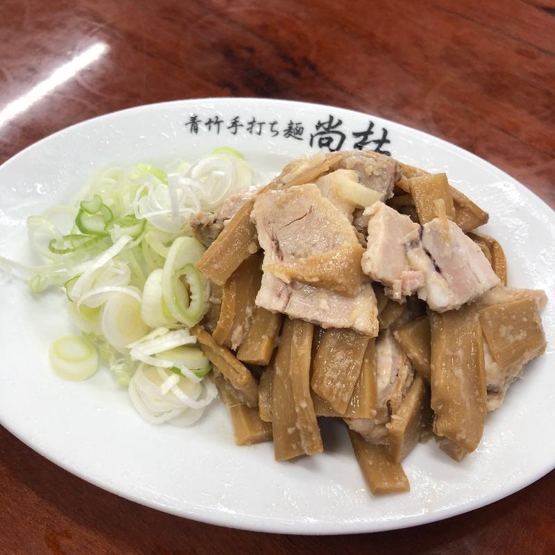 スタミナメンマ(佐野青竹手打ち麺 尚杜)