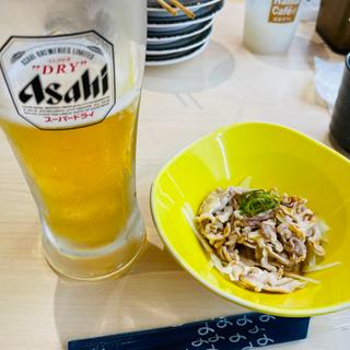 ビール＋酢もつ(はま寿司 122号羽生店)