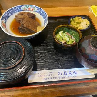 豚角煮定食(おおくら)