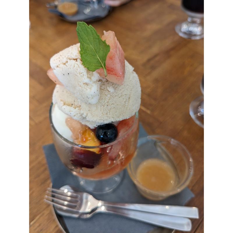 パフェ(桃、アールグレイ)(yohak)