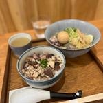 牡蠣の塩油そば 炙り肉飯(麺屋 玄洋)