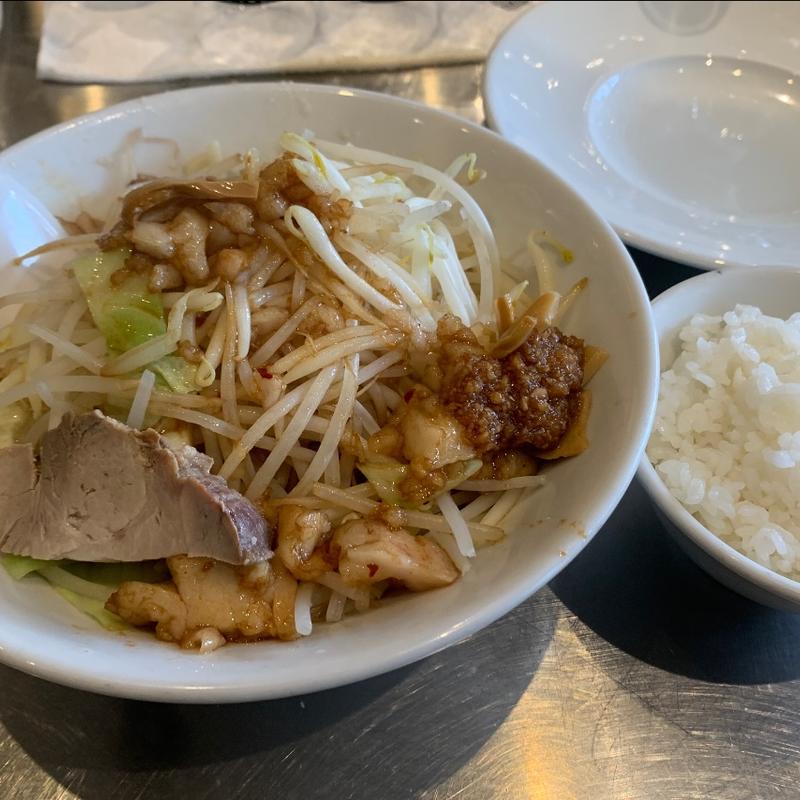 油そば(麺ハチイチ)