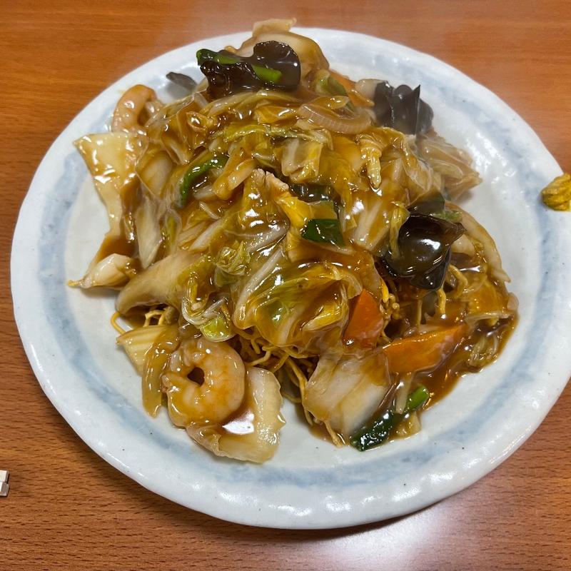 五目あんかけかた焼きそば(華珍楼)