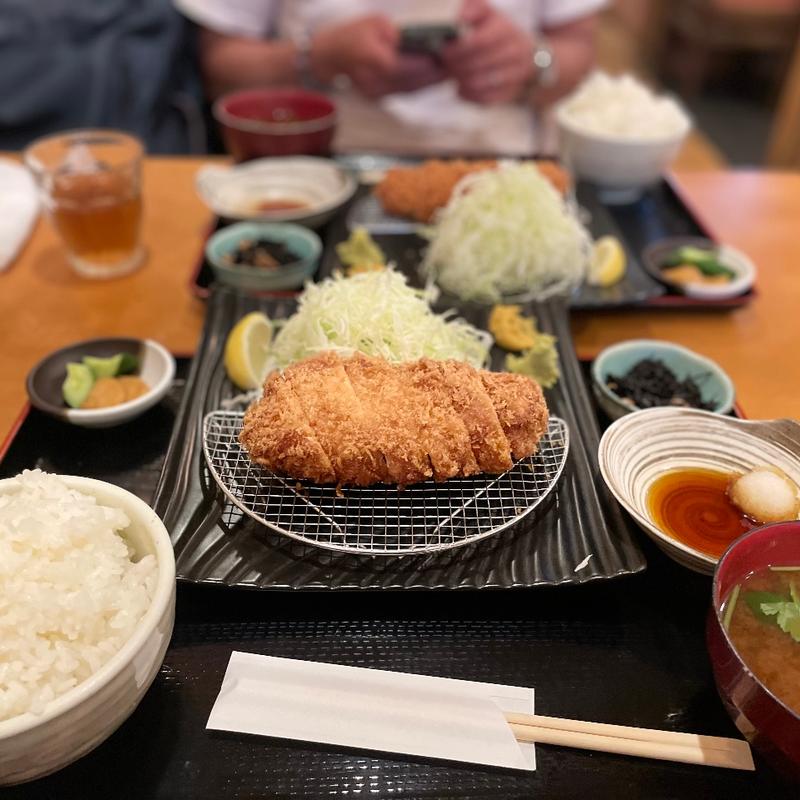 上ロースかつ定食(はせ川)