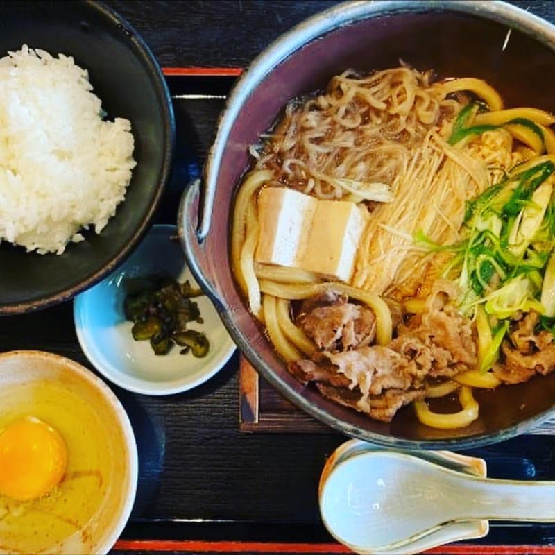 すき焼きうどん定食(加門 )