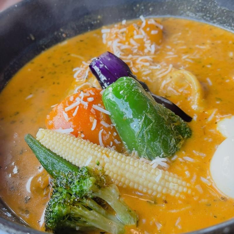 チキンカリー　ココナッツスープ(SAMA 大谷地総本店)