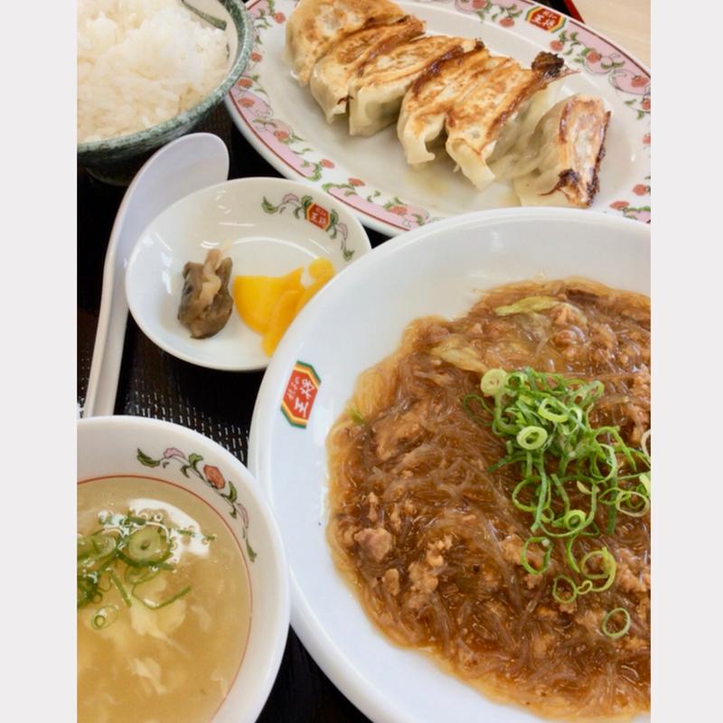 ランチセット(餃子の王将 長尾店)