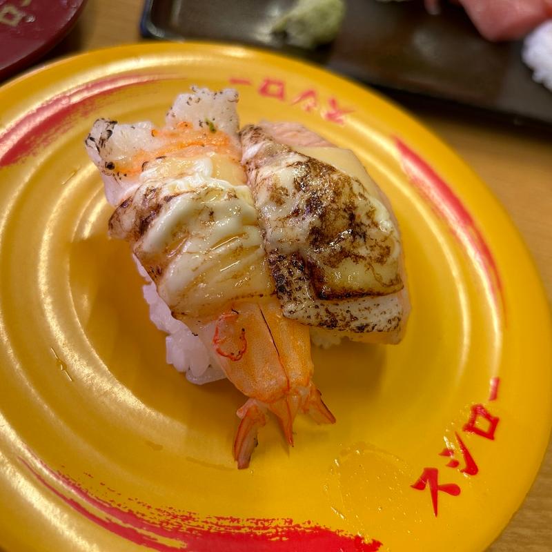 えびチーズ・サーモンチーズ(スシロー 南砂店)