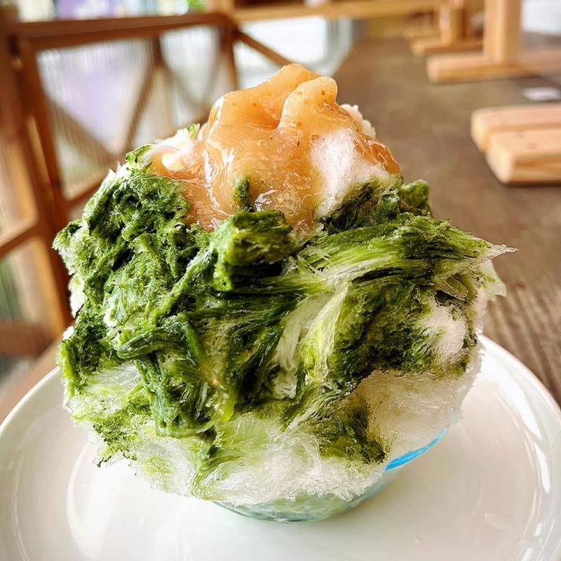 イチヂク抹茶(しあわせ かき氷店)
