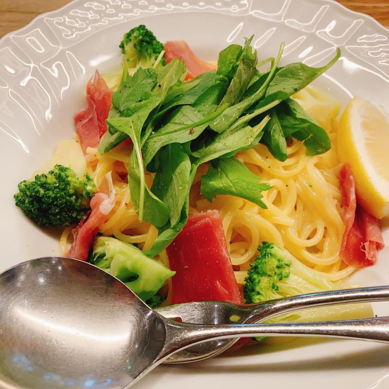 スペイン産生ハムのレモンクリームパスタ(エクセルシオール カフェ水戸エクセル店 （EXCESIOR CAFEE）)