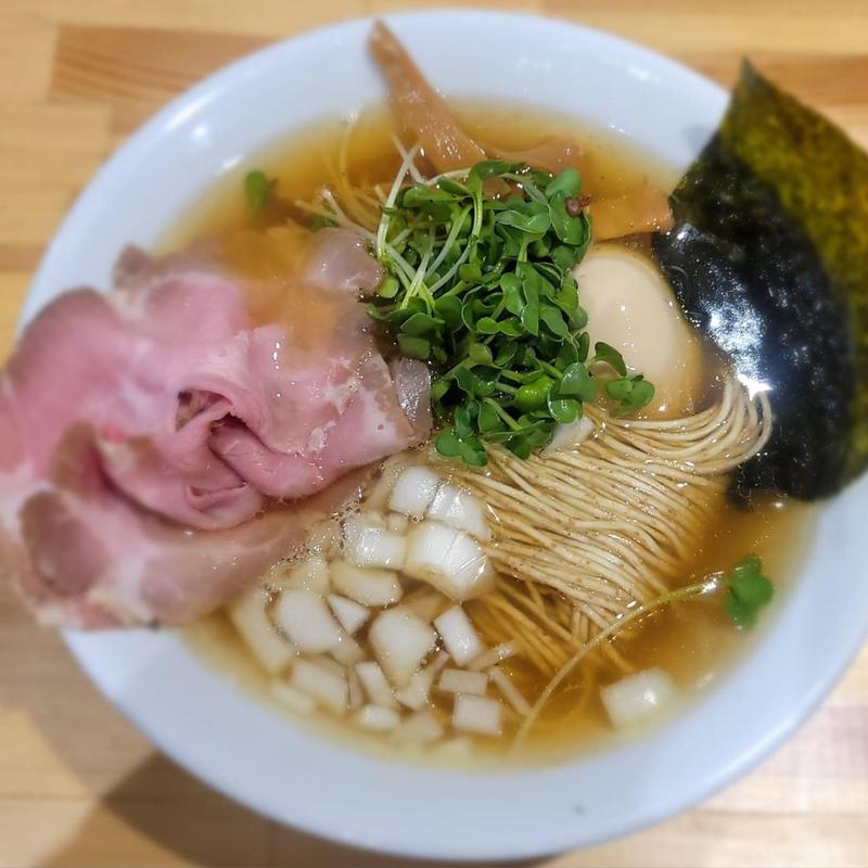 味玉白醤油中華そば(しんせん)